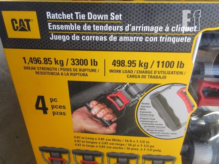 (4)-16'-x-1/2"-cat-ratchet-straps,-3,300#-break-st-image-4