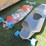 (2)-39"-x-10"-longboard-skate-boards,-70mm-shark-w-image-2