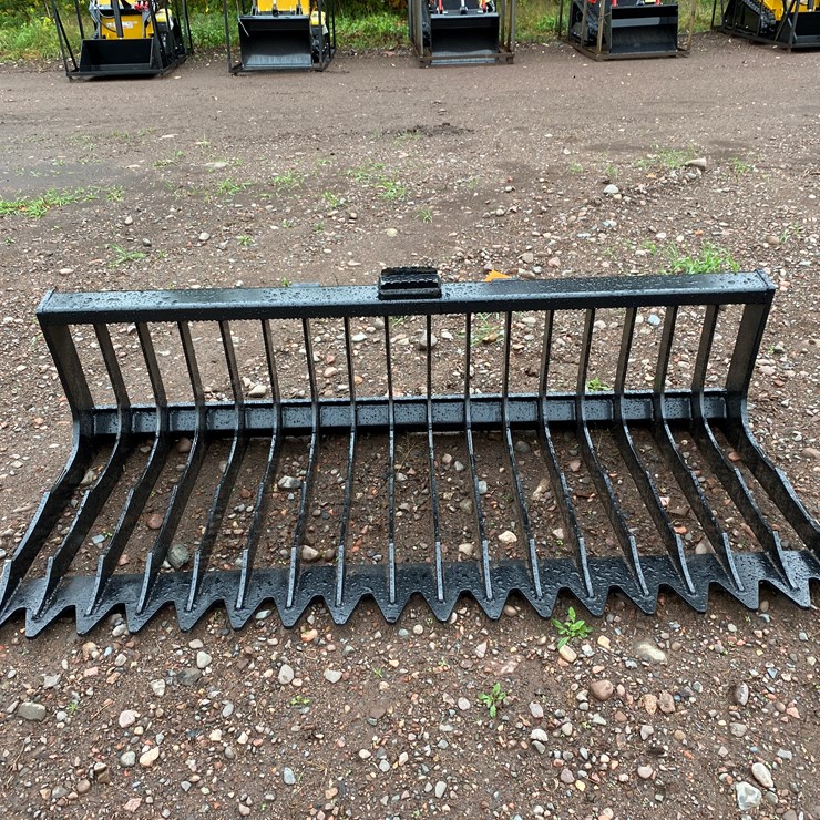 #8227 • New KC 76" Skid Steer Skeleton Bucket
