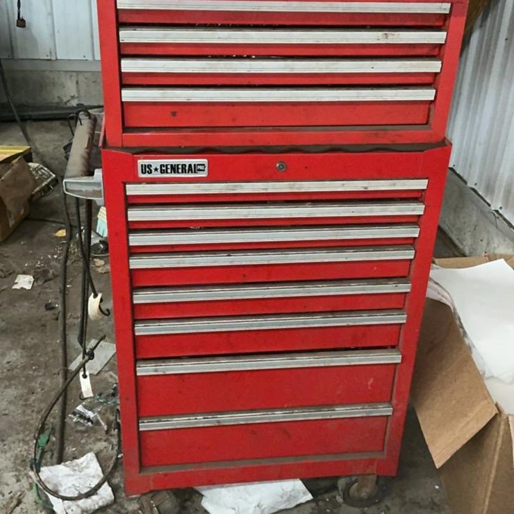 #105 • US General Tool Chest and Assorted Tools
