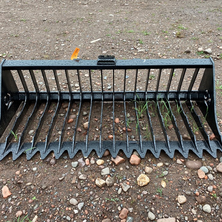#8228 • New KC 76" Skid Steer Skeleton Bucket