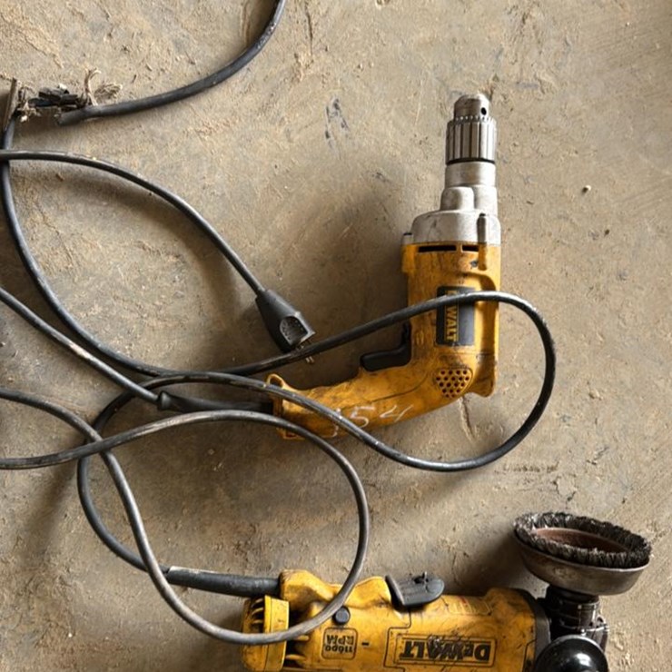 #154 • Dewalt Portable Electric Drill and Grinder
