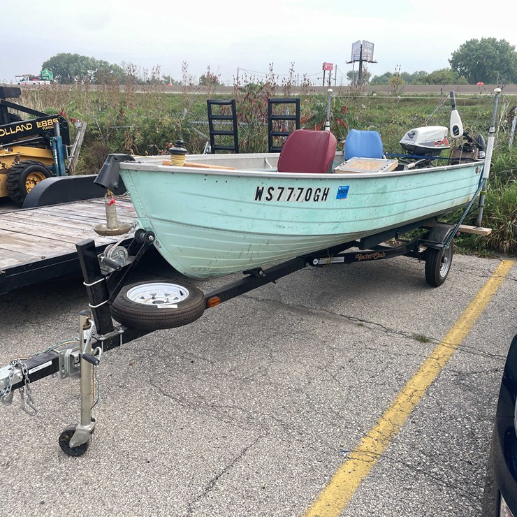 #1981 • 14' Mirrocraft Deep V Boat (No Registration) (OF)