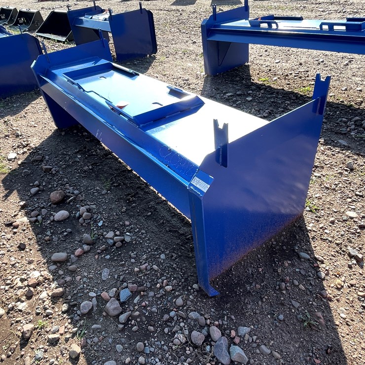 #8237 • KC 8' Skid Steer Economy Pusher