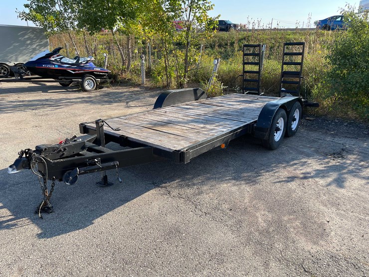 #1975-•-16'-flatbed-trailer-(has-wi-title)-(of)-image-1