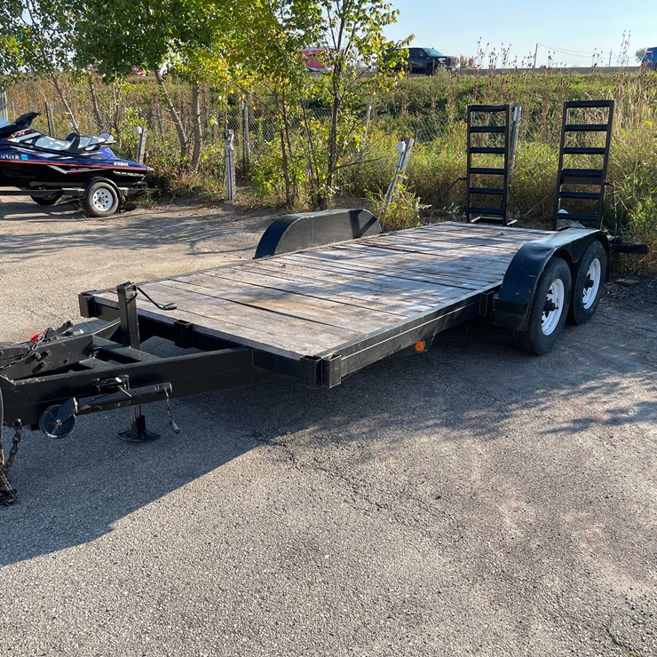 #1975 • 16' Flatbed Trailer (Has WI Title) (OF)