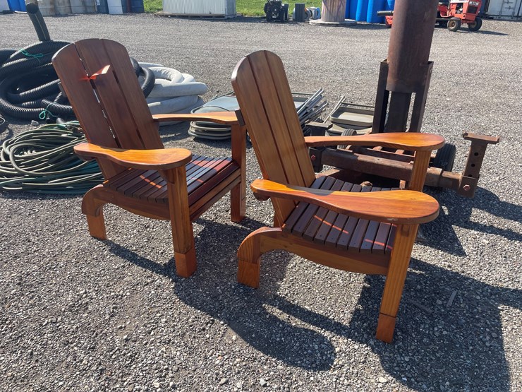 #6646-•-(2)-wooden-patio-chairs-image-3