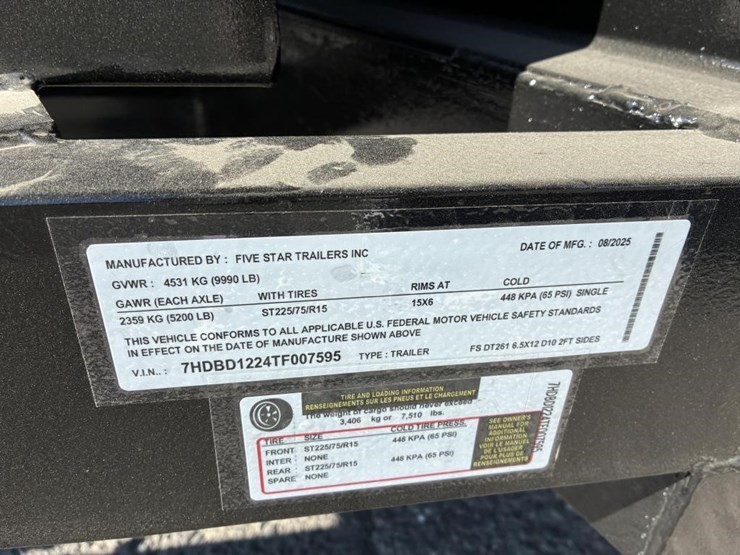 2026-five-star-dt261-6.5x12-t/a-dump-trailer-image-14