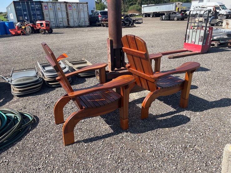 #6646-•-(2)-wooden-patio-chairs-image-5