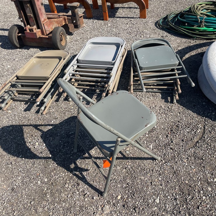 #6645 • (15) Metal Folding Chairs