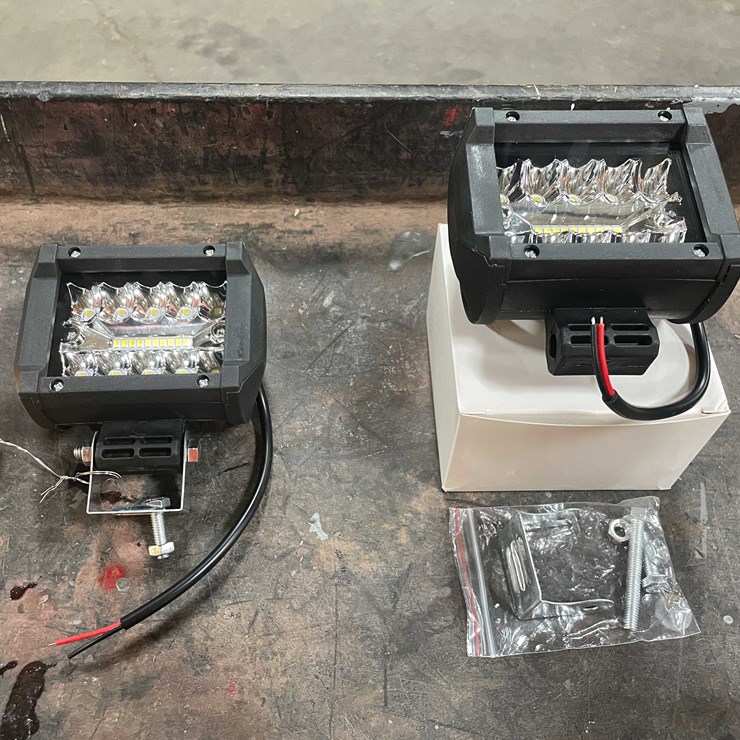 #5549 • (2) LED Work Lights, 200 Watt, 12/24vdc (PR10)