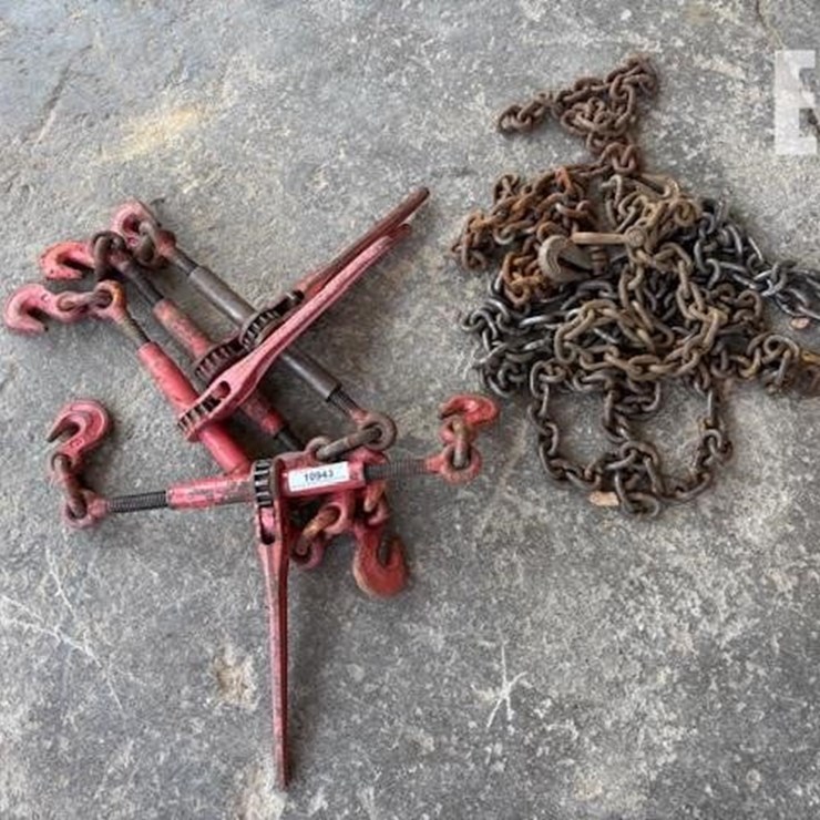 (4) 3/8" RATCHET CHAIN BINDERS