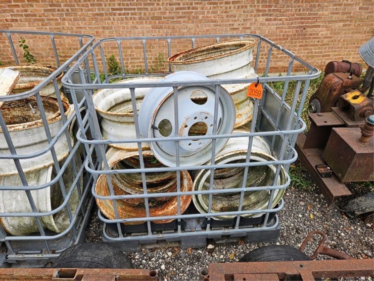 #2059-•-crate-of-truck-rims-image-1
