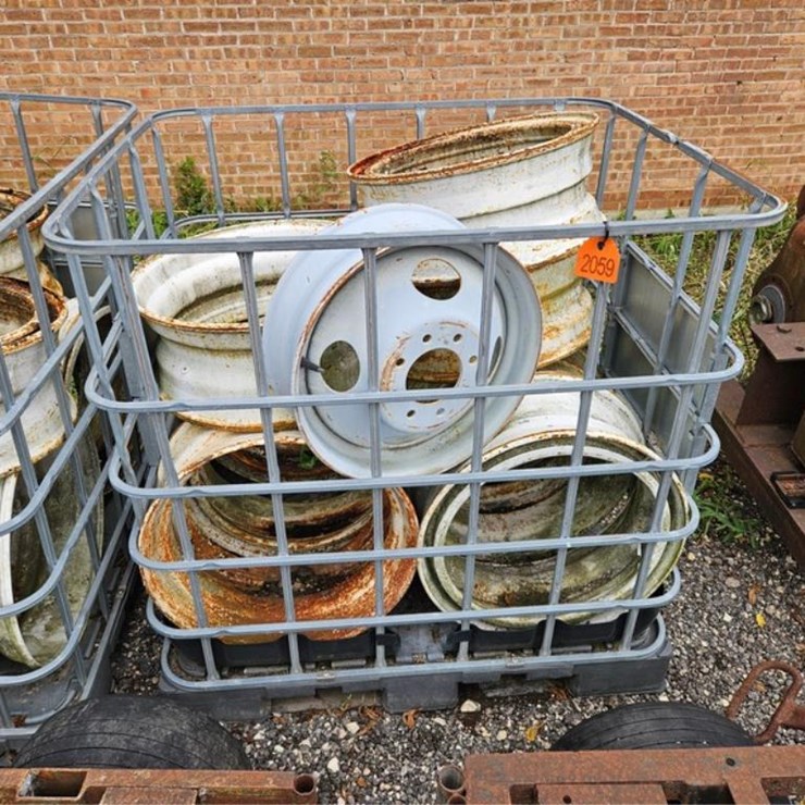 #2059 • Crate Of Truck Rims