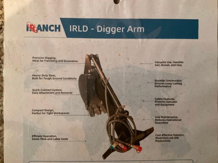 #2709-•-unused-mini-skid-steer-digger-arm-image-1