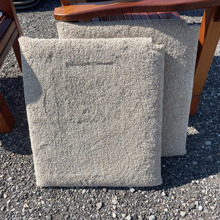 #6646 • (2) Wooden Patio Chairs