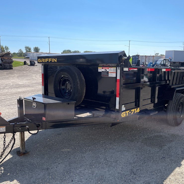 #1027 • 2023 Griffin Dump Trailer GT 714