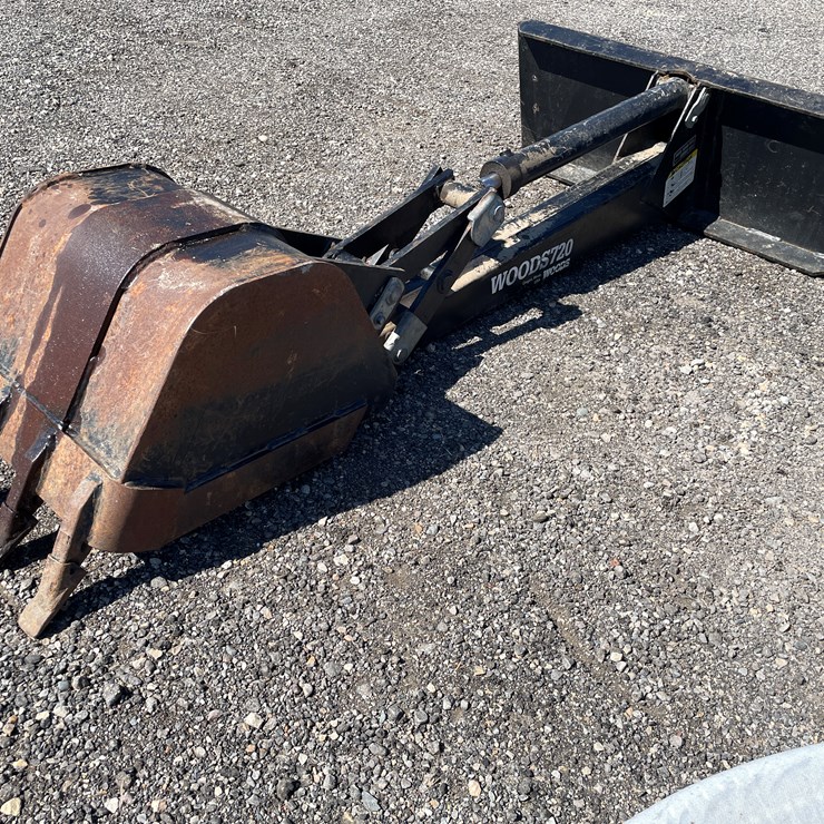 #6310 • Woods 720 Universal Mount Skid Steer Attachment