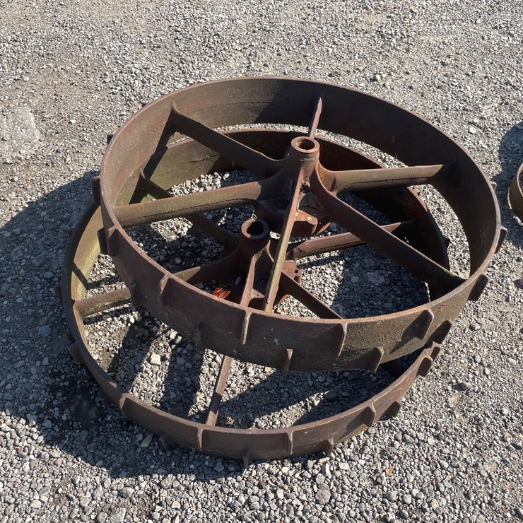 #6638 • (2) Cast Wheels