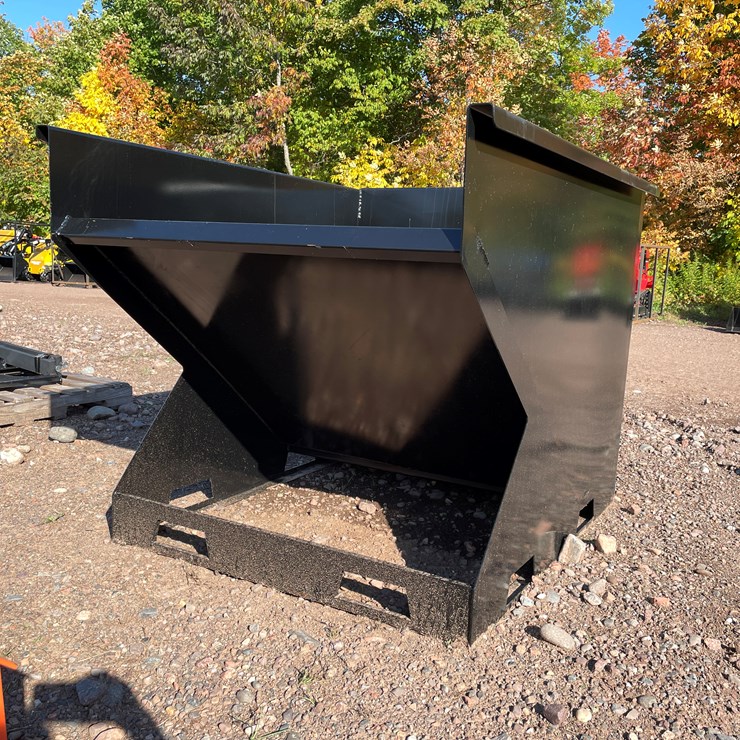 #8210 • New KC Skid Steer Trash Hopper