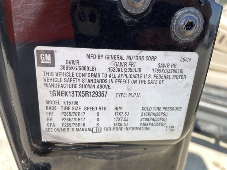 #1020-•-2005-chevy-tahoe-4x4-suv-(has-wi-title)-image-11