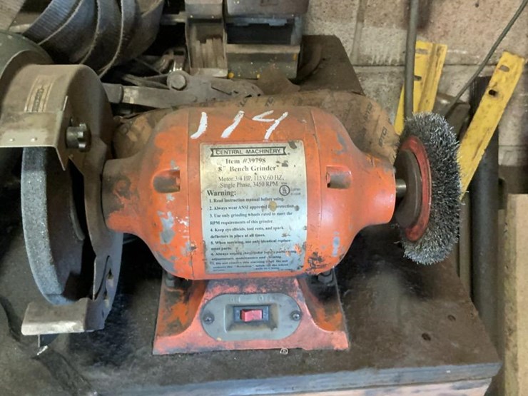 #114-•-central-machinery-8”-bench-grinder-image-1