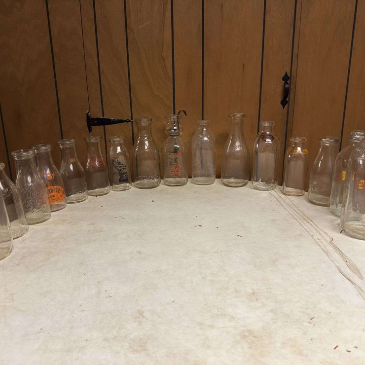 (16) Dairy Bottles
