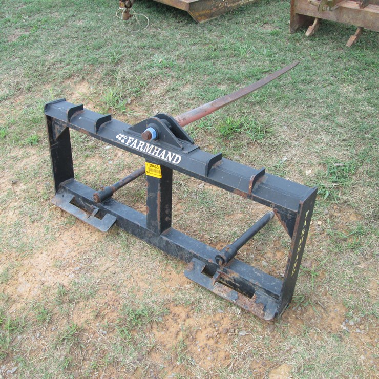#29435 • Farm Hand Skid Steer Hay Fork
