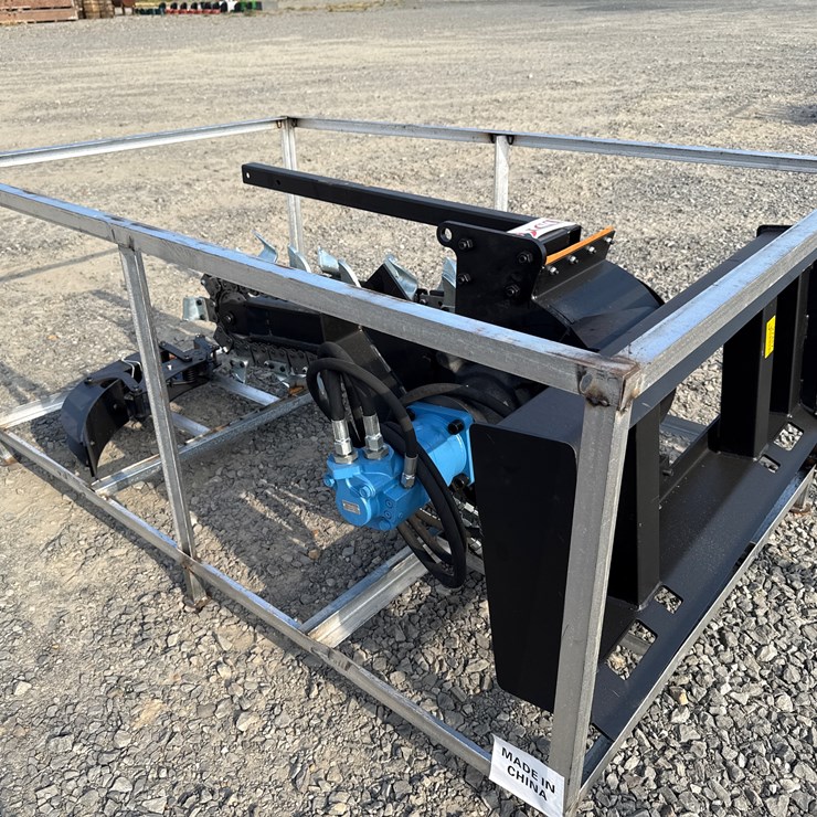 #2064 • Unused JCT 6' Skid Steer Trencher INV# 27487