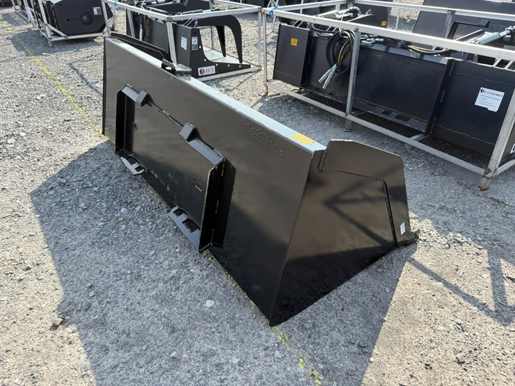 #2099-•-unused-84"-skid-steer-snow/litter-bucket-inv#-28141-image-2