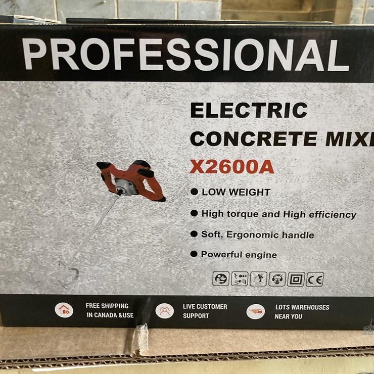 PROFESSIONAL X2600A CONCRETE MIXER 10049