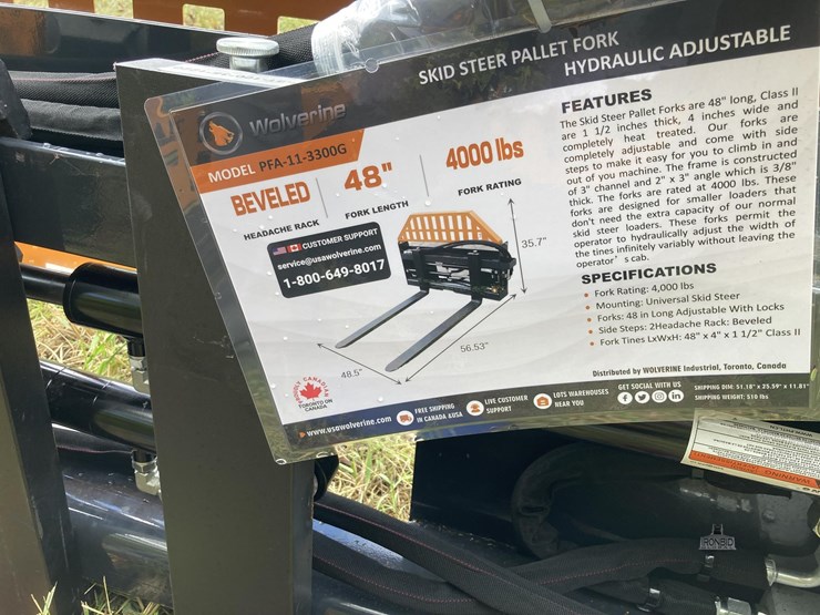 wolverine-pfa-11-3300g-skid-steer-hydraulic-pallet-forks-image-2