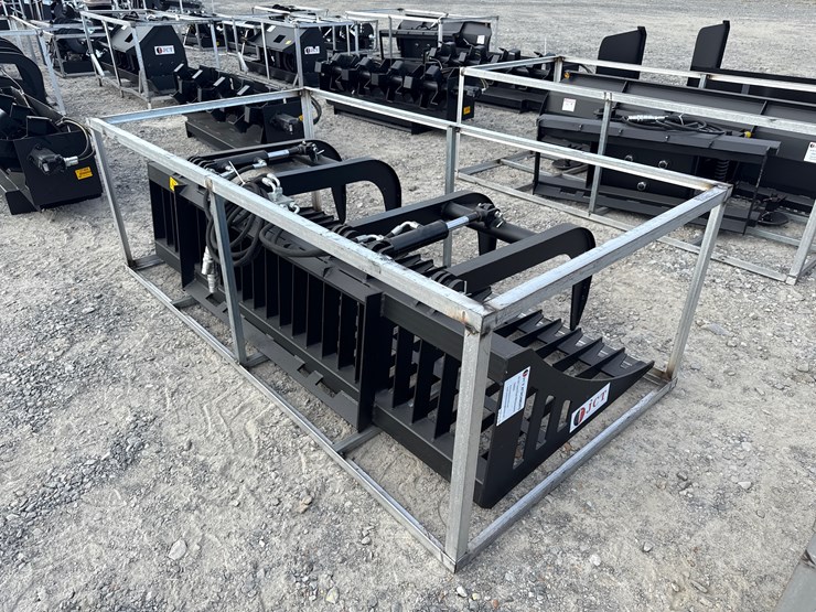 #2088-•-unused-jct-7'-skid-steer-rock-grapple-bucket-inv#-27495-image-4