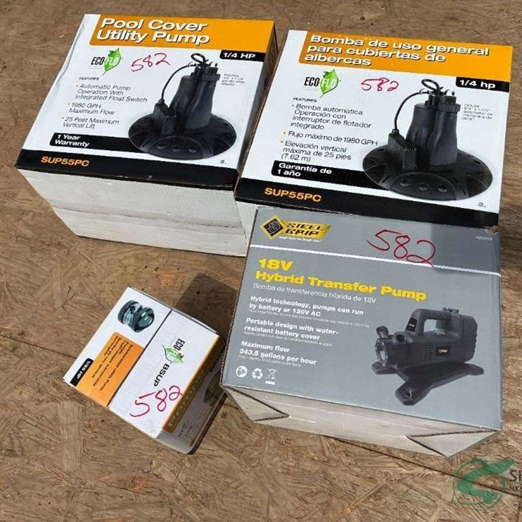 (4) New pumps