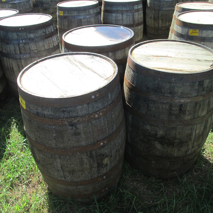 #29403 • Lot of (3) Whiskey Barrels