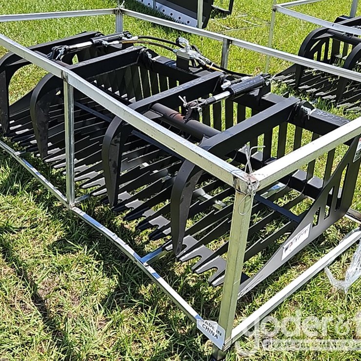 Unused JCT 84" Rock Grapple Bucket to suit Skidsteer
