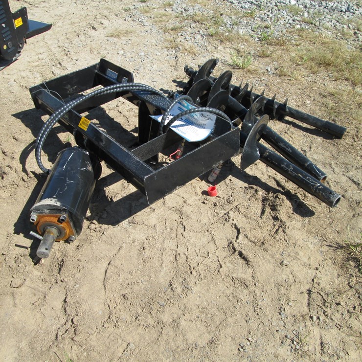#29500 • Unused Mower King Skid Steer Auger