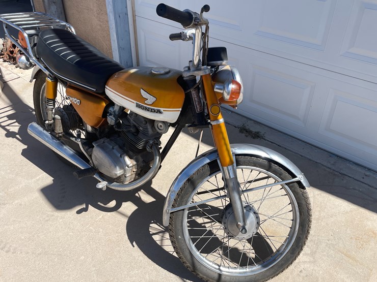 #1001-•-1970-honda-cb100-(no-title)-(located-in-elephant-butte)-image-2