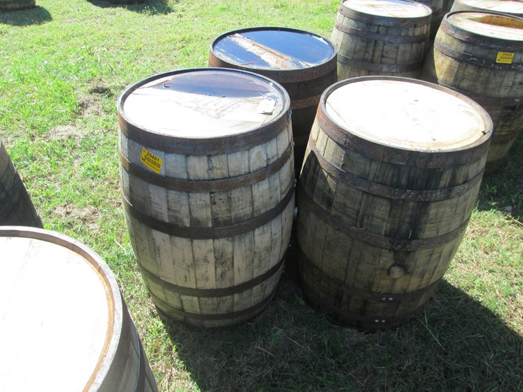#29401-•-lot-of-(3)-whiskey-barrels-image-1