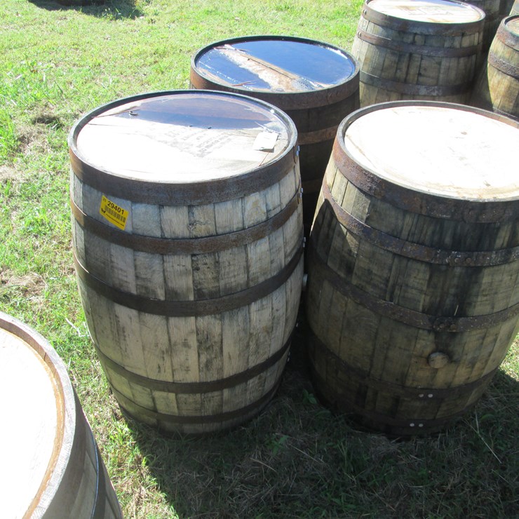 #29401 • Lot of (3) Whiskey Barrels