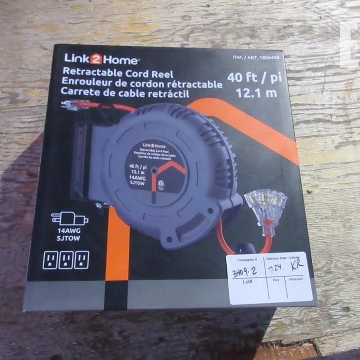 UNUSED LINK 2 HOME ELECTRICAL CORD & REEL