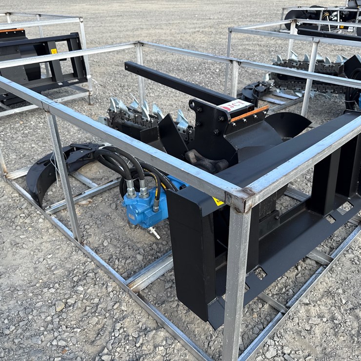 #2063 • Unused JCT 6' Skid Steer Trencher INV# 27486
