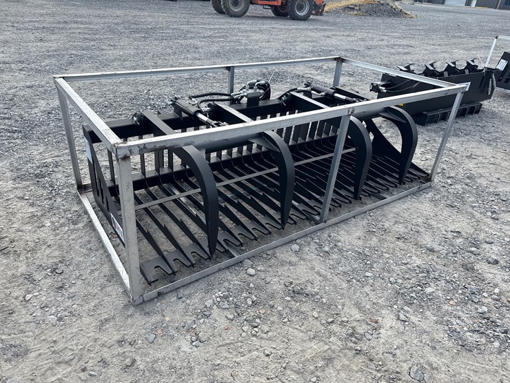 #2088-•-unused-jct-7'-skid-steer-rock-grapple-bucket-inv#-27495-image-1