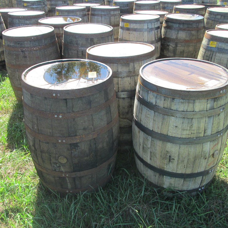 #29404 • Lot of (3) Whiskey Barrels