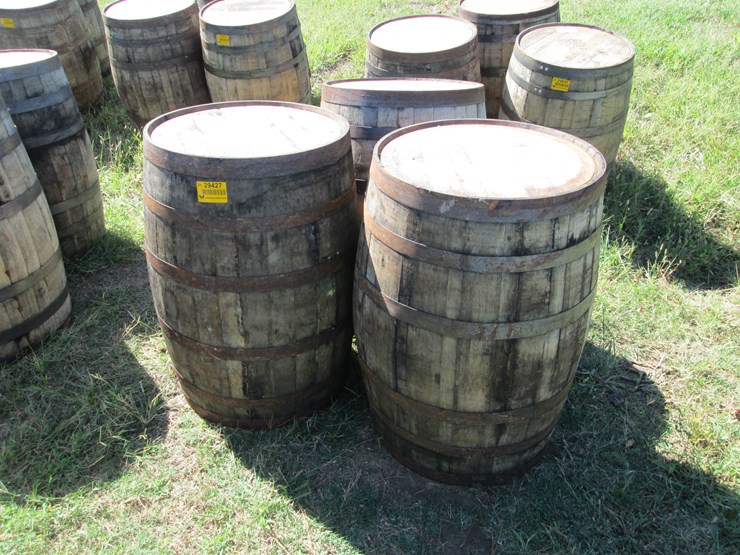 #29427-•-lot-of-(3)-whiskey-barrels-image-1
