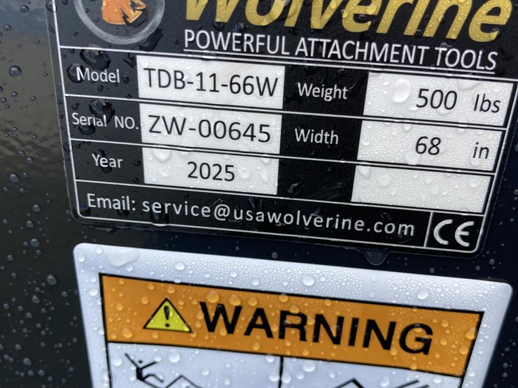 wolverine-tdb-11-66w-68"-skid-steer-bucket-image-3