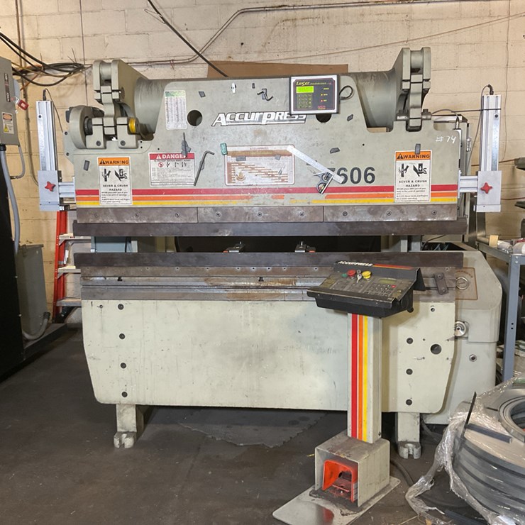 #101 • 2003 AccurPress 6’ Brake