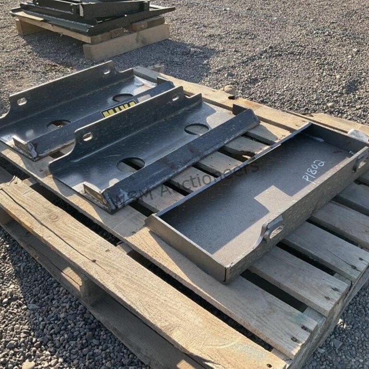 (3) STAND UP SKID STEER MOUNTING PLATES