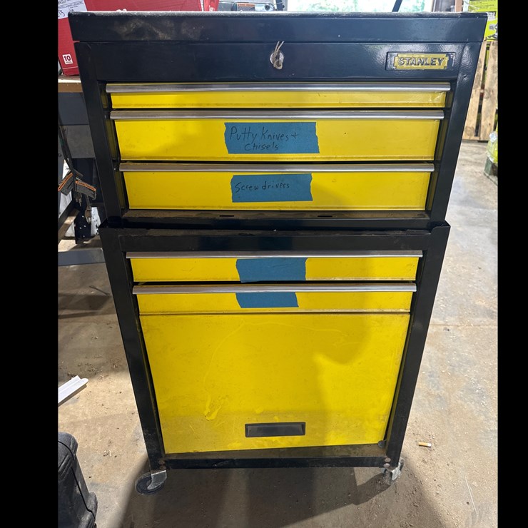 #74 • Standley Rolling Tool Box/Misc Tools
