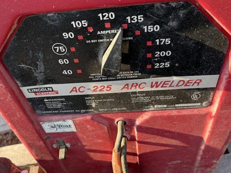 lincoln-electric-ac-225-arc-welder-&-pallet-contents-image-7